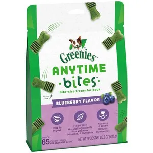 10.34 oz. Greenies Anytime Bites Blueberry - Treats